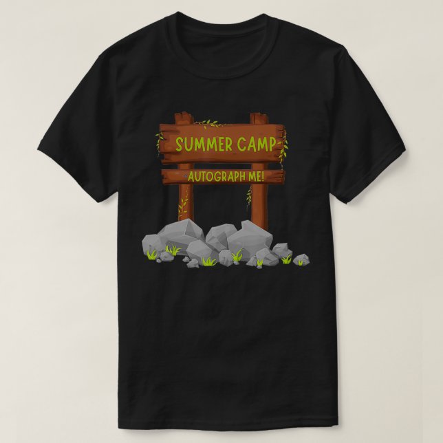 Camiseta Summer Camp Keepsake Autograph Memento (Diseño del anverso)