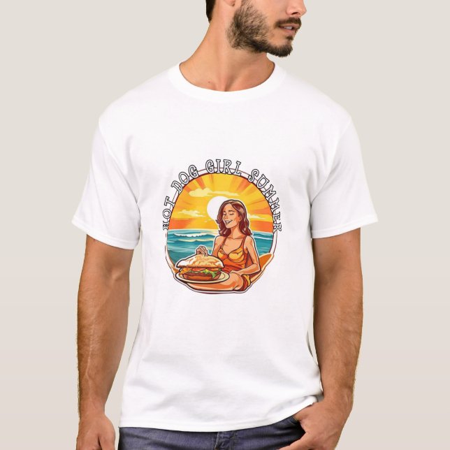 CAMISETA SUMMER CHICA DE PERRO CALIENTE (Anverso)