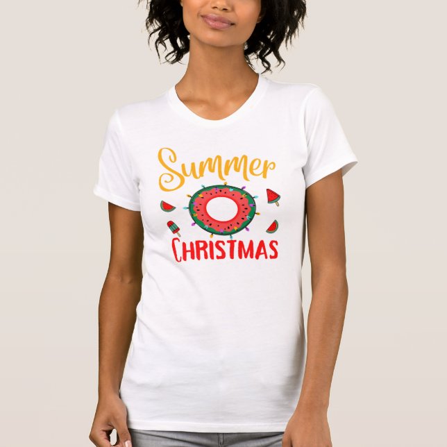 Camiseta Summer Christmas July (Anverso)