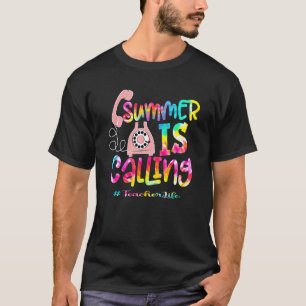 Camiseta Summer está llamando a profesores para vacaciones 