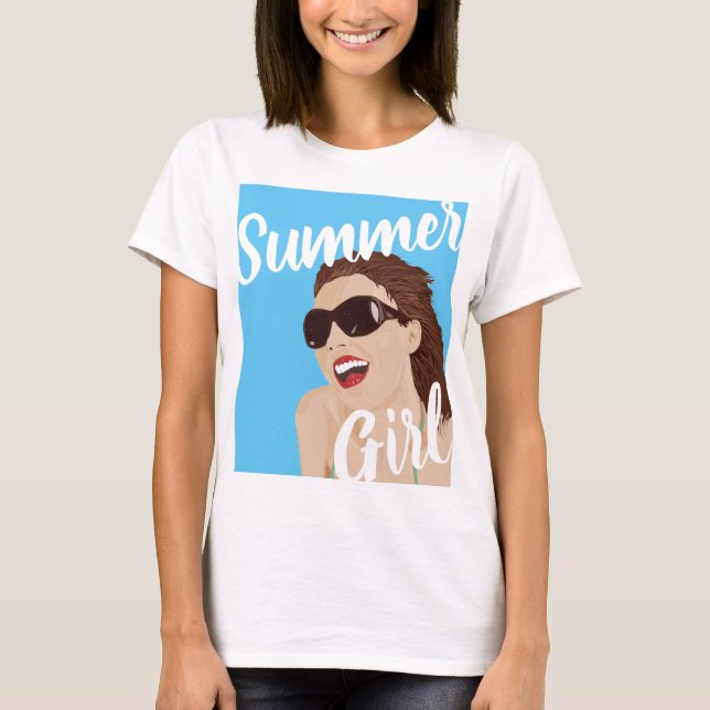 Camiseta Summer Girl (Anverso)