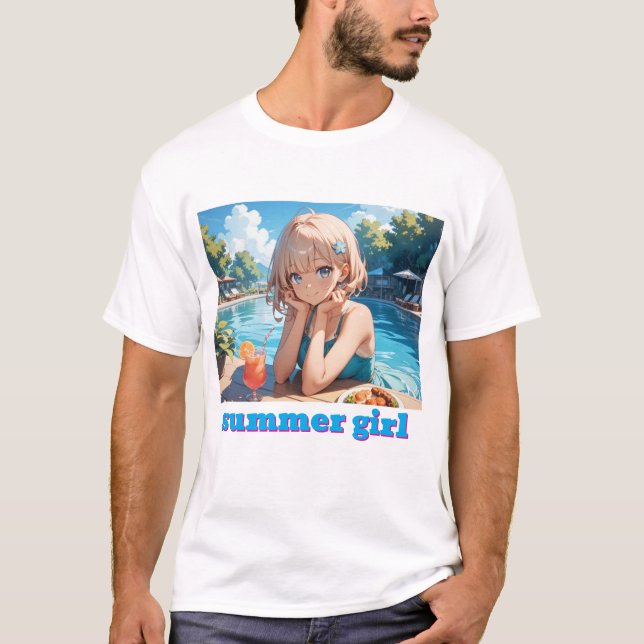 Camiseta summer girl (Anverso)