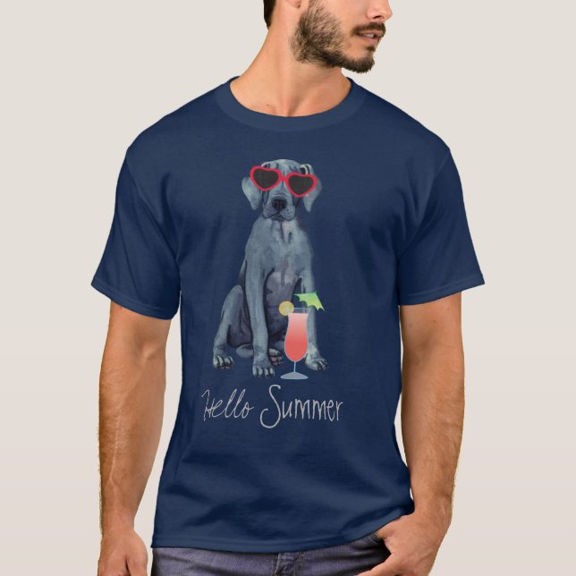 Camiseta Summer Great Dane (Anverso)