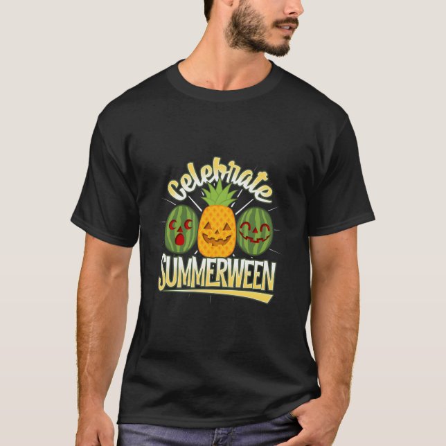 Camiseta Summer Halloween Jack O Lantern Celebrate Summerwe (Anverso)