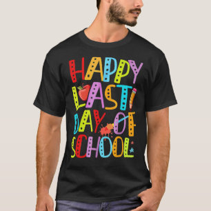 Camiseta Summer Happy Last Day Of School Boys Chicas Niños