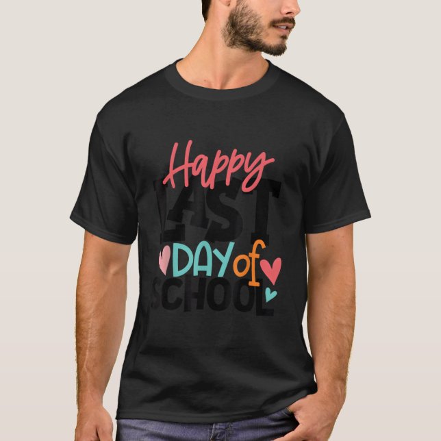 Camiseta Summer Happy Last Day Of School Year Break (Anverso)
