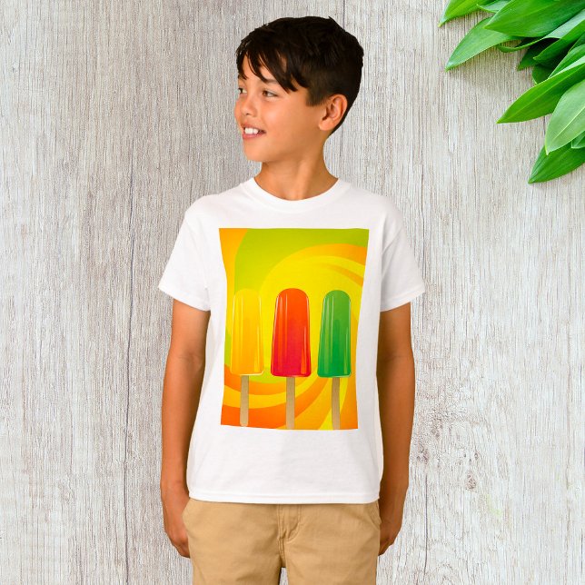 Camiseta Summer Ice Pops Trio Bright Popsicles (Subido por el creador)