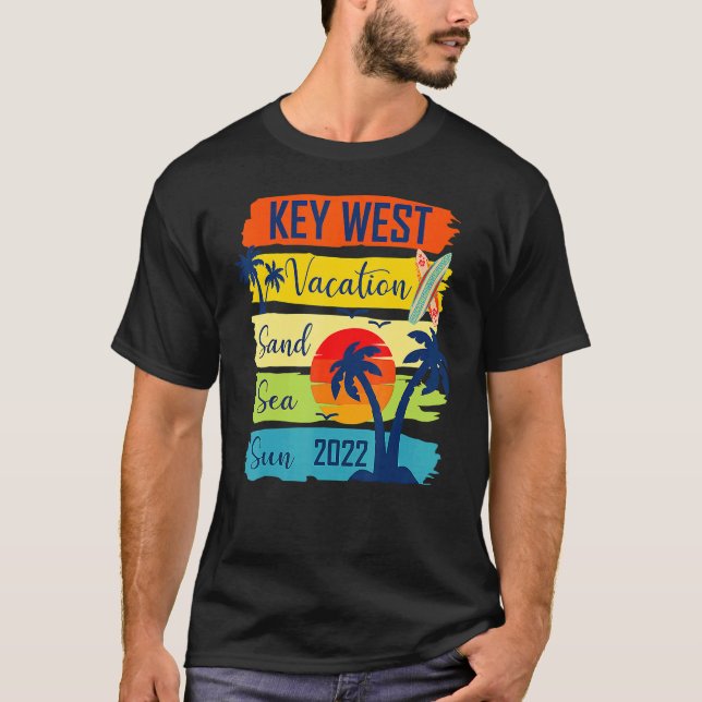Camiseta Summer Key West Florida Beach Vacation 2022 Matchi (Anverso)