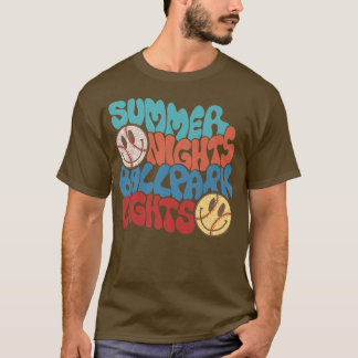 Camiseta Summer Nights And Ballpark Lights Baseball Softbal