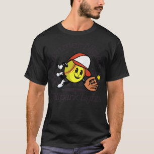 Camiseta Summer Nights And Ballpark Lights Softball Lover G