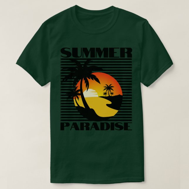 Camiseta Summer Paradise Summertime Fun Time Fun Summer Bea (Diseño del anverso)