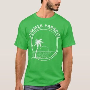Camiseta Summer Paradise Summertime Fun Time Fun Summer Bea