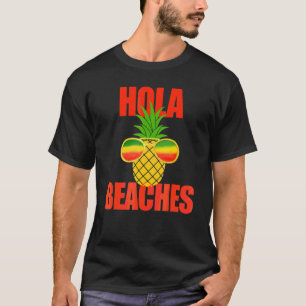 Camiseta Summer Pineapple Sun Glasses Cruise Hola Beaches