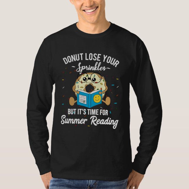 Camiseta Summer Reading  Donut Library Prize Incentive Libr (Anverso)