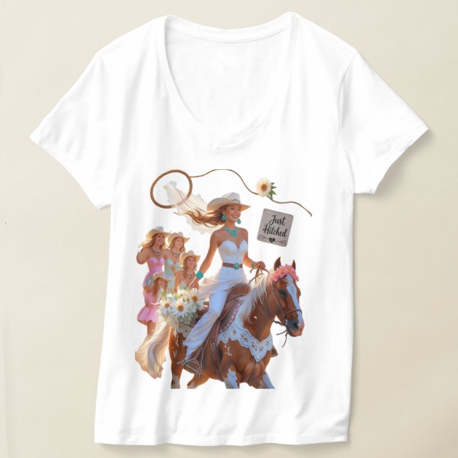 Camiseta Summer Ride to Forever – Cowgirl Wedding Bliss (Distribución )