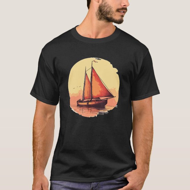 Camiseta Summer Sailboat Vacation Boat Owner (Anverso)