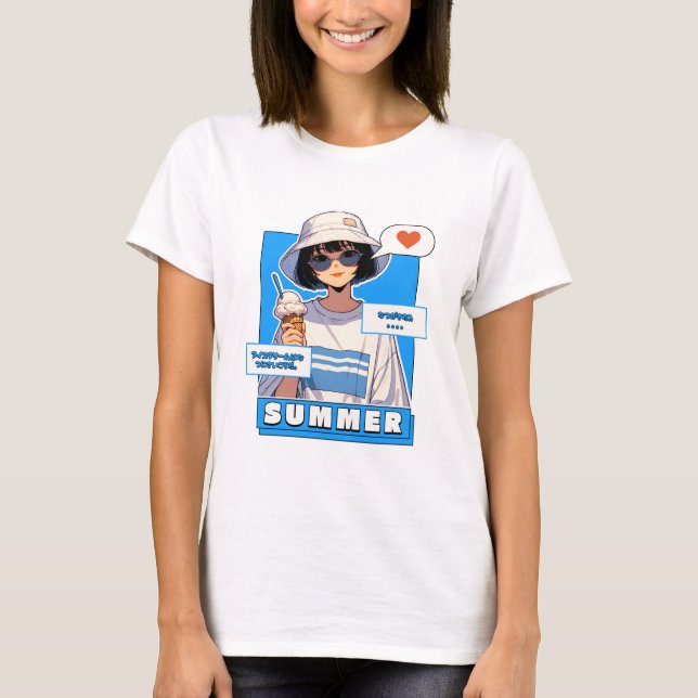 Camiseta Summer Scoop Bliss (Anverso)