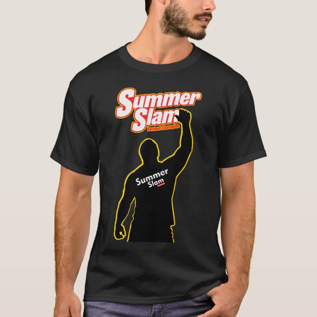 Camiseta Summer Slam Burnout Champion Wrestling Style (Anverso)