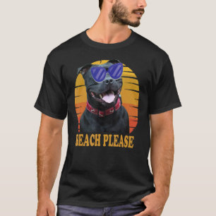 Camiseta Summer Staffordshire Dog Guay Staffy Sungafas Be