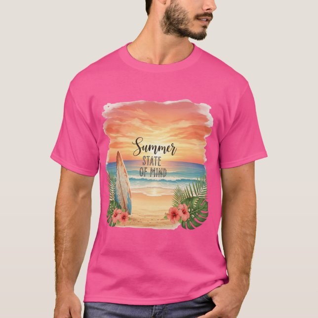 Camiseta Summer State of Mind Sunset (Anverso)