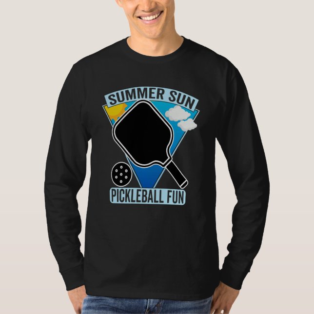 Camiseta Summer Sun Pickleball Fun Summers Playing Pickebal (Anverso)