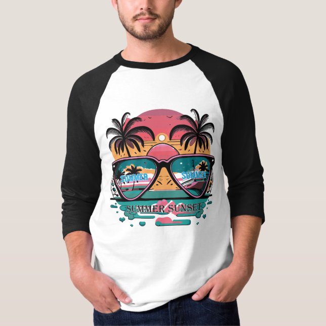 Camiseta Summer Sunset (Anverso)