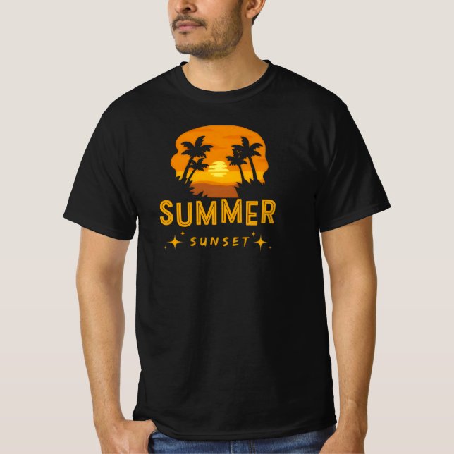 Camiseta Summer sunset (Anverso)