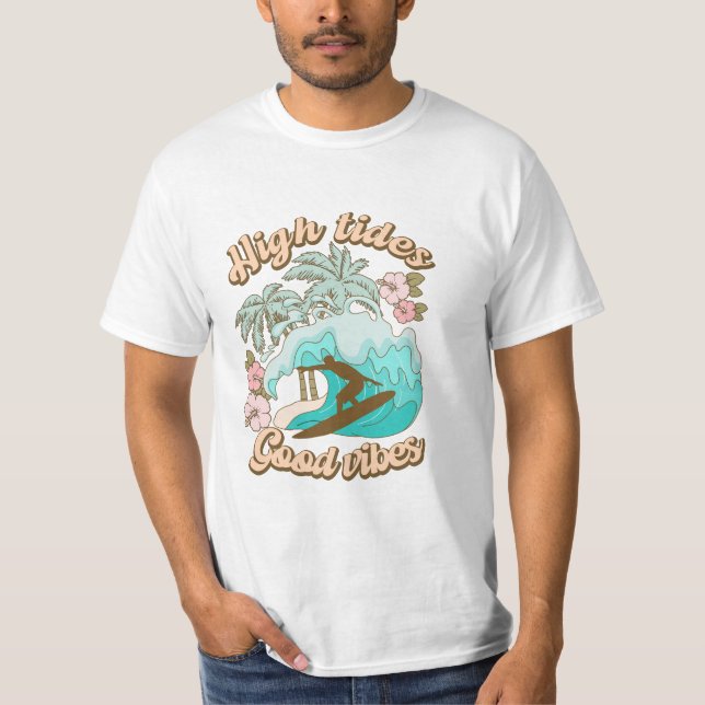 Camiseta Summer Surfer Good Vibes (Anverso)