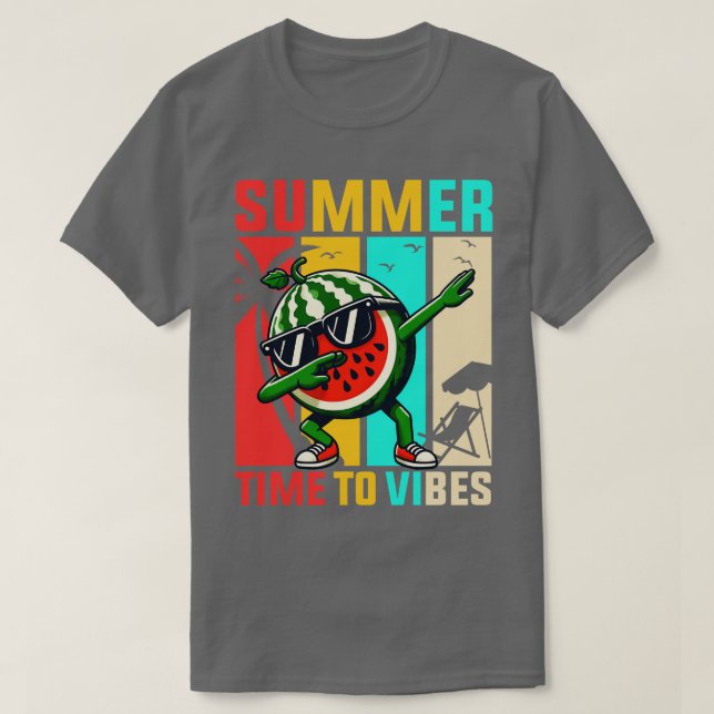 Camiseta Summer Times Vibes Walermelon (Diseño del anverso)