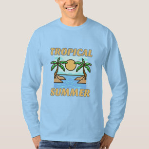 Camiseta Summer Tropical Ocean Beach