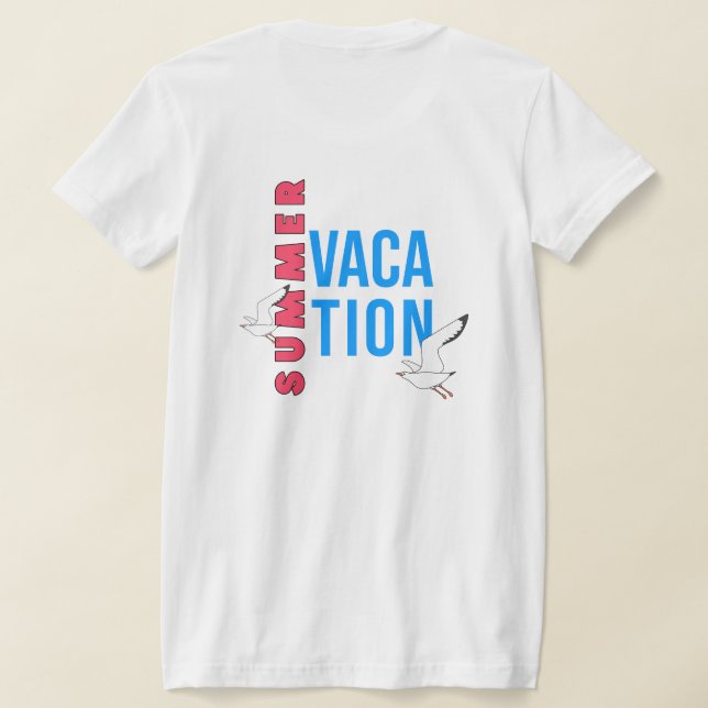 Camiseta Summer Vacation for Female (Distribución Reverso )