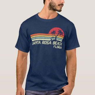 Camiseta Summer Vacation Vintage Florida Santa Rosa Beach