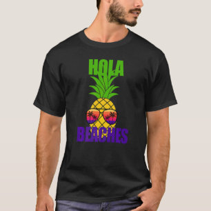 Camiseta Summer Vacay Beach Sun Glasses Cruise Hola Beaches