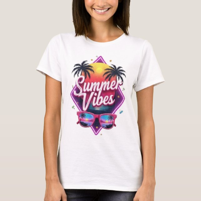 Camiseta Summer Vibes  (Anverso)
