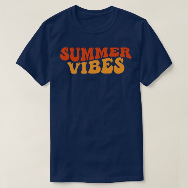 Camiseta Summer Vibes Fun Summer Beach Sand Surf Cita 1 (Diseño del anverso)