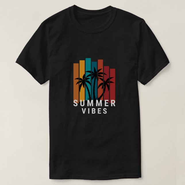 Camiseta Summer Vibes Sunset Beach Men's T-Shirt | (Diseño del anverso)