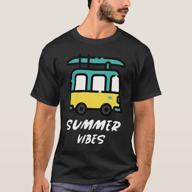 Camiseta Summer Vibes Surf Van Tee (Anverso)