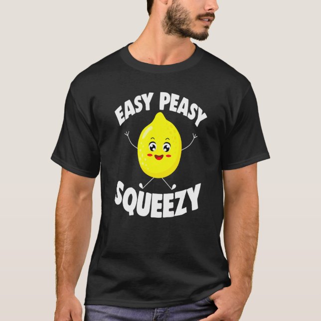 Camiseta Summertime Lemon Lemonade Easy Peasy Lemon Squeeza (Anverso)