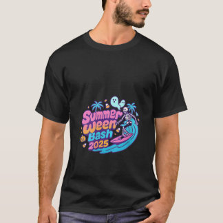 Camiseta SummerWeen Bash 2025 Skeleton Beach Fiesta H
