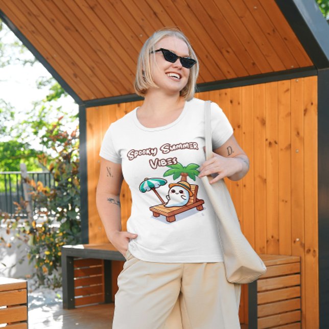 Camiseta Summerween Cute Summer Ghost (Subido por el creador)