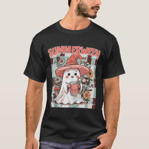 Camiseta Summerween Funny Halloween Fall Trending Design Ta