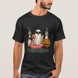 Camiseta Summerween Goose Boo Ghost Pumpkin Halloween Summe