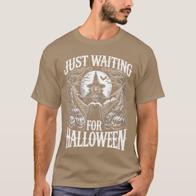 Camiseta Summerween Halloween Summer Just Waiting For Hallo (Anverso)