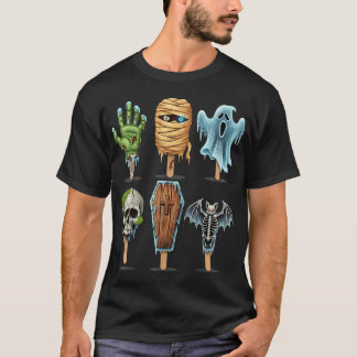 Camiseta Summerween Horror Movies Summer Popsicle Halloween