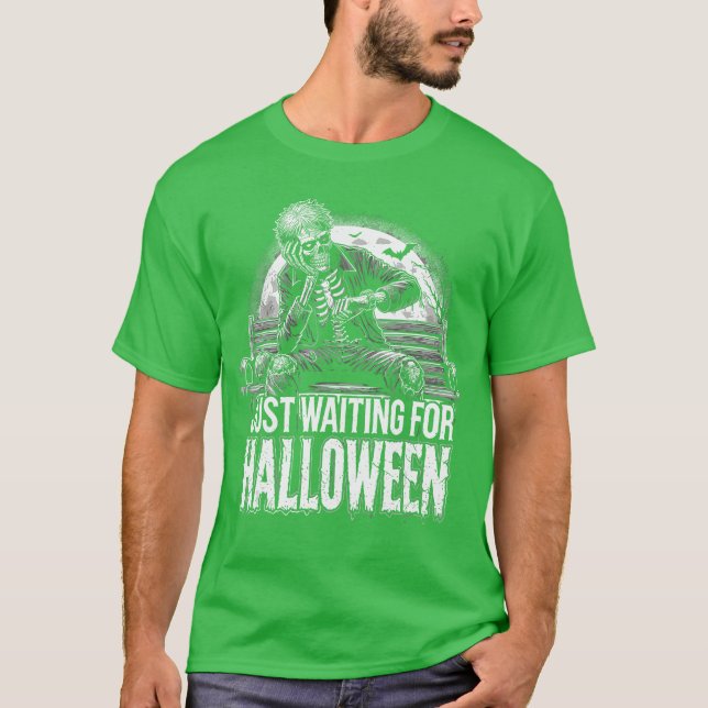 Camiseta Summerween Solo Esperando Halloween Halloween Su (Anverso)