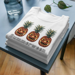 Camiseta Summerween Summer Halloween Pineapple T-Shirt
