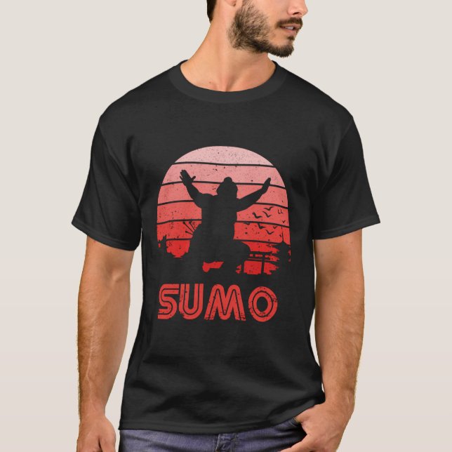 Camiseta Sumo de sol retro (Anverso)