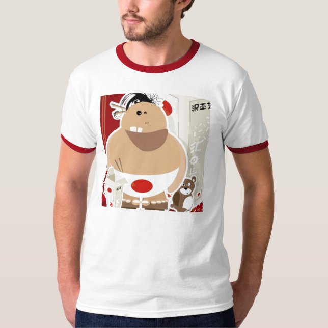 Camiseta Sumo feliz (Anverso)
