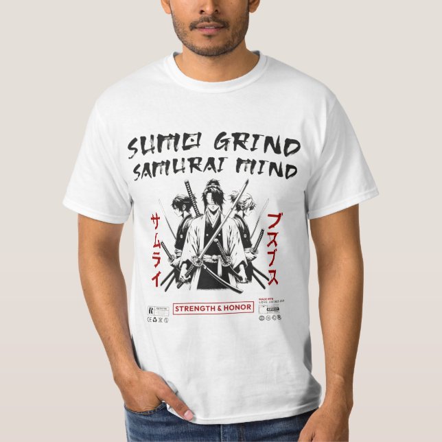 Camiseta Sumo Grind Samurai Mind (Anverso)