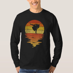 Camiseta Sumo Lucha contra la puesta de sol retro 70 sumo v